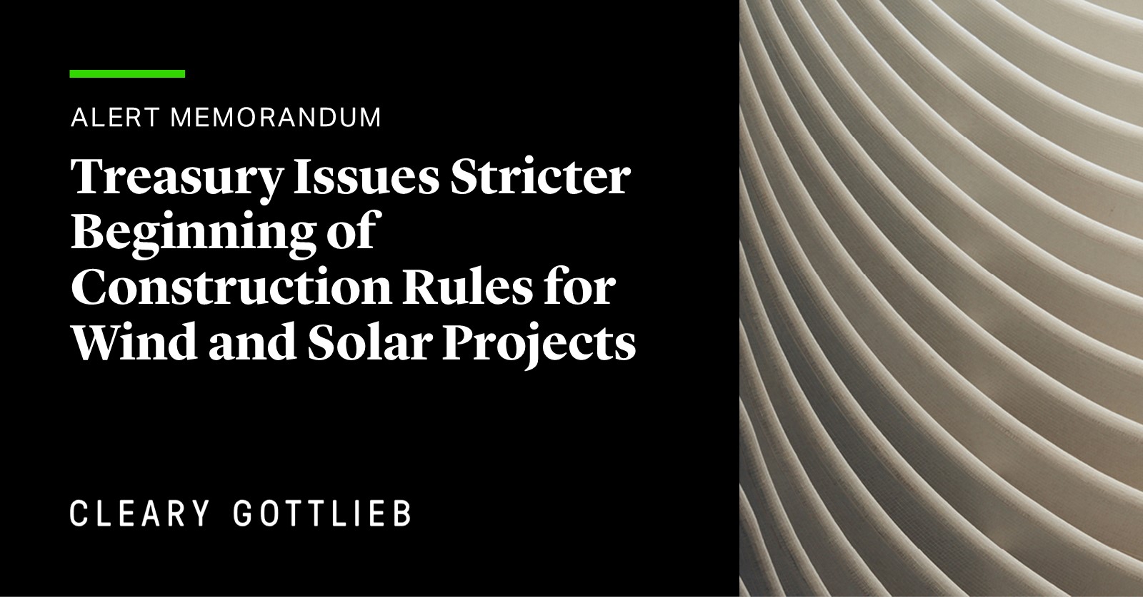 Treasury Issues Stricter Beginning of Construction Rules for Wind and ...